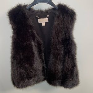 Michael Kors faux fur vest